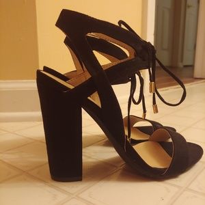 SOLD | Black block heels